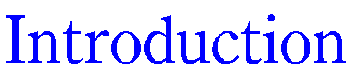 Introduction